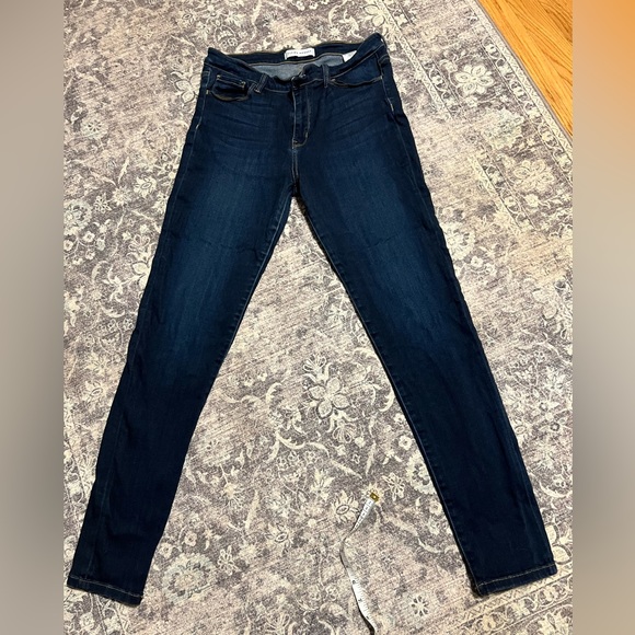 Flying Monkey Denim - Women’s Flying Monkey Skinny jeans, waist size 30, inseam 30, dark blue.